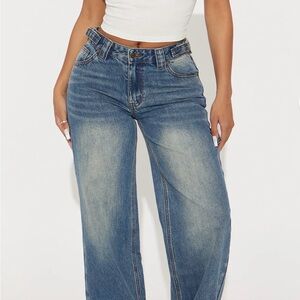 Fashion Nova Denim Wide-Leg Jeans
